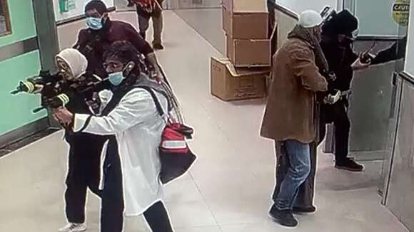 جنود من وحدة المستعربين في مستشفى ابن سينا في جنين