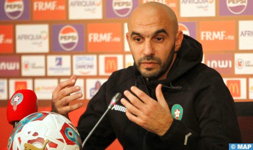 مباراتان وديتان .. اللاعبون الجدد يندمجون بشكل جيد في المجموعة (الركراكي)