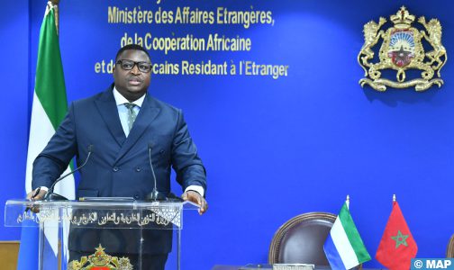 العلاقات مع المغرب بلغت “مستوى غير مسبوق” (وزير خارجية سيراليون)