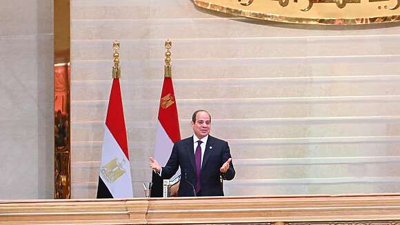 السيسي يؤدي اليمين الدستورية لولايته الثالثة في حكم مصر