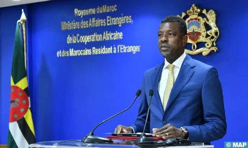 وزير الشؤون الخارجية لكومنولث دومينيكا يثمن عاليا رؤية جلالة الملك بشأن تعزيز التعاون جنوب-جنوب