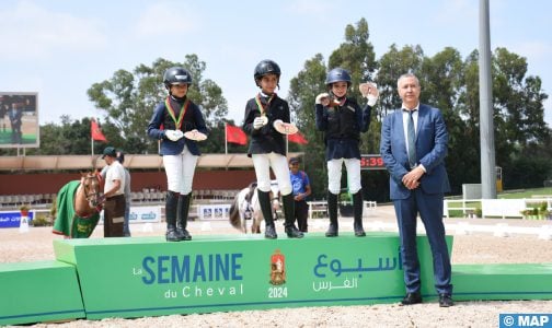 أسبوع الفرس 2024 (بطولة المغرب للترويض “بوني” صغار).. علي مرزاق ونرمين زوهري وعزيم الله القادري يحرزون لقب الفئات “أ” و”ب” و”ج”