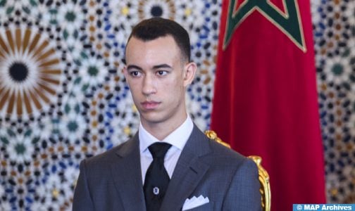صاحب السمو الملكي ولي العهد الأمير مولاي الحسن يستقبل الأطفال المقدسيين المشاركين في الدورة الـ 15 للمخيم الصيفي لوكالة بيت مال القدس الشريف
