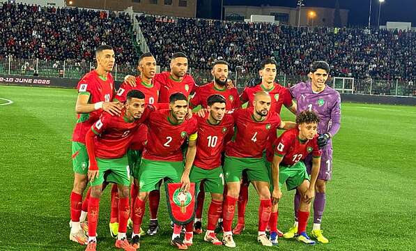 لاعبي المنتخب الوطني المغربي