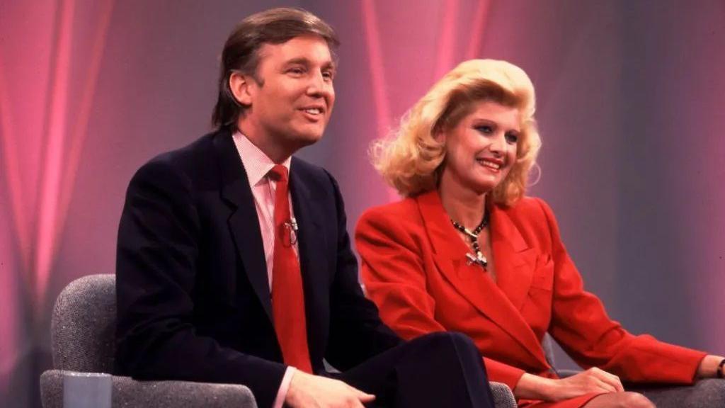 دونالد ترامب وزوجته إيفانا في برنامج أوبرا وينفري في أبريل/نيسان 1988