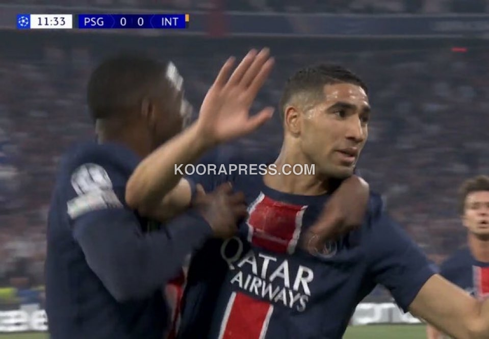 هدف اشرف حكيمي الرائع في مرمى انتر ميلان في نهائي دوري أبطال أوروبا 2 فيديو هدف اشرف حكيمي