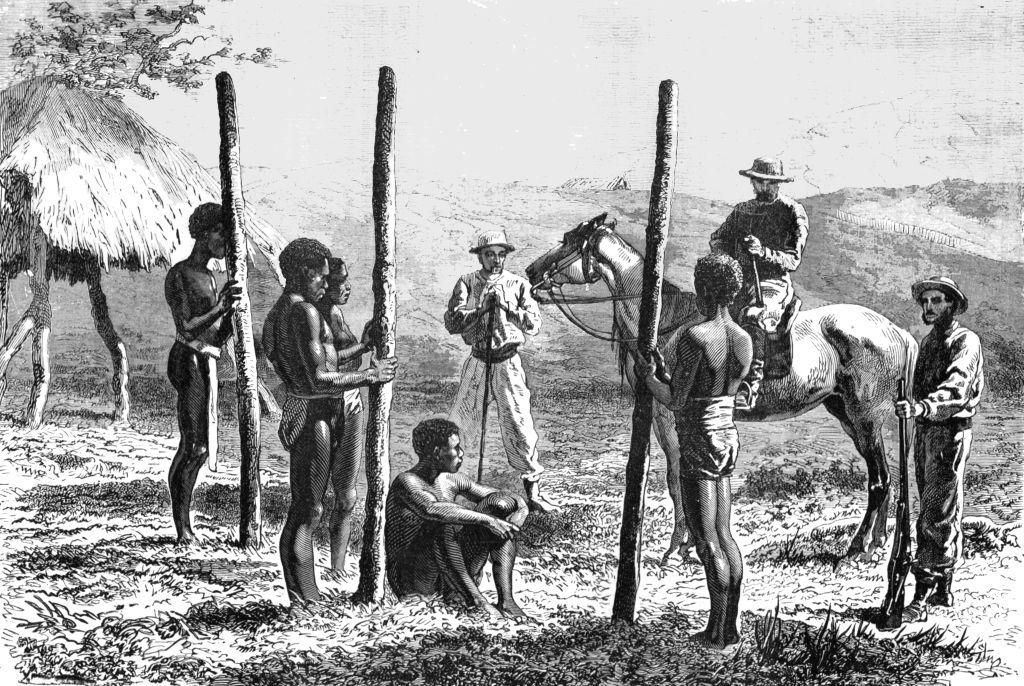 صورة تعود لعام 1875 لفنان مجهول من كتاب "رحلات مصورة" بقلم إتش. دبليو. بيتس