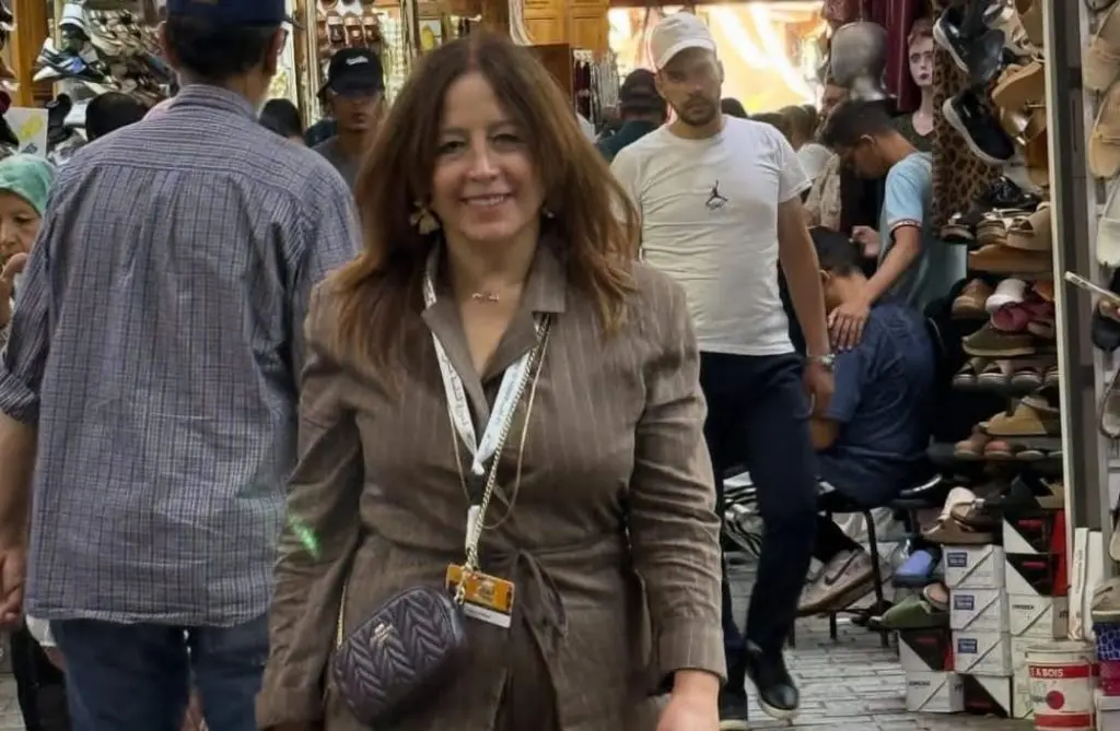 الفنانة اللبنانية تقلا شمعون تستمتع بأجواء المدينة القديمة في الرباط - صور