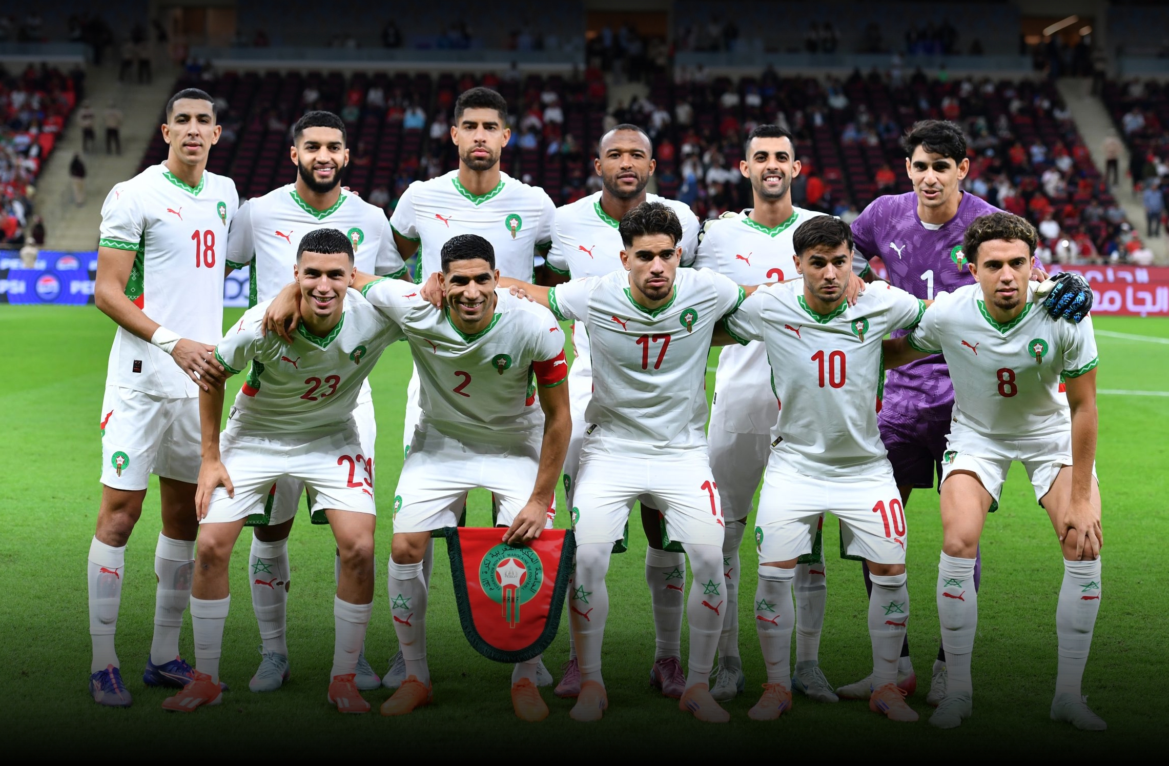التشكيلة المتوقعة للمنتخب المغربي لمواجهة الكونغو في تصفيات المونديال 2 التشكيلة المغربية المتوقعة