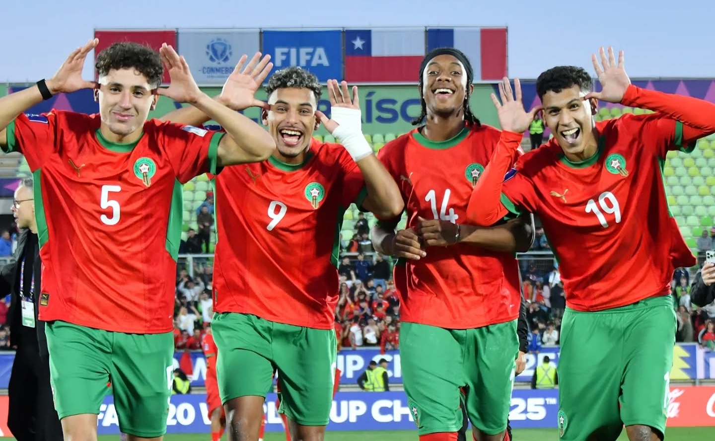 المنتخب المغربي يقصي فرنسا ويتأهل إلى نهائي مونديال الشباب لأول مرة في تاريخه 18 المنتخب المغربي