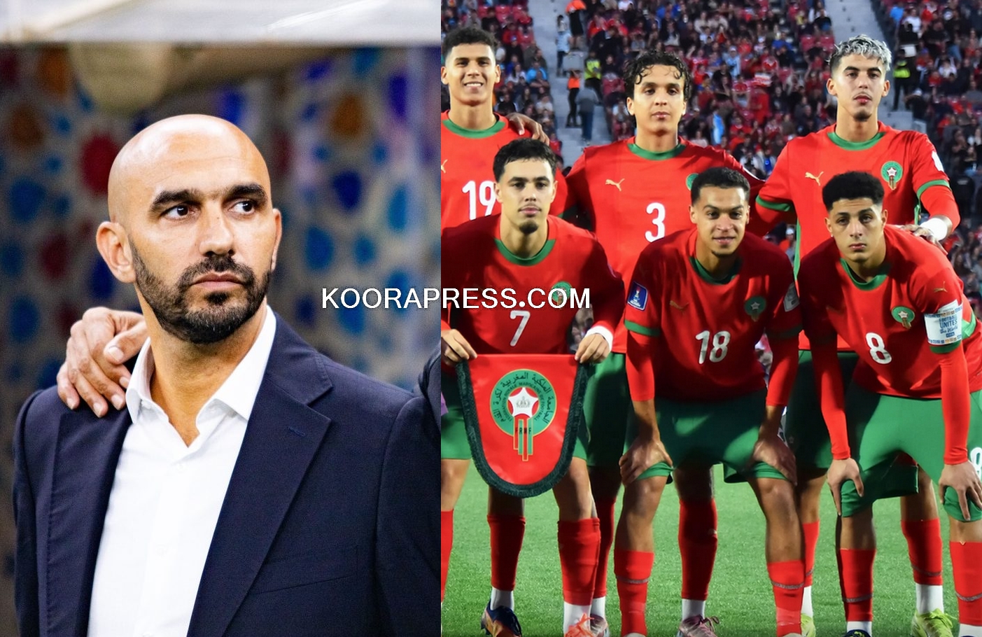 ثلاثي أبطال العالم على رادار الركراكي.. مفاجآت منتظرة قبل “كان المغرب 2025” 2 الركراكي