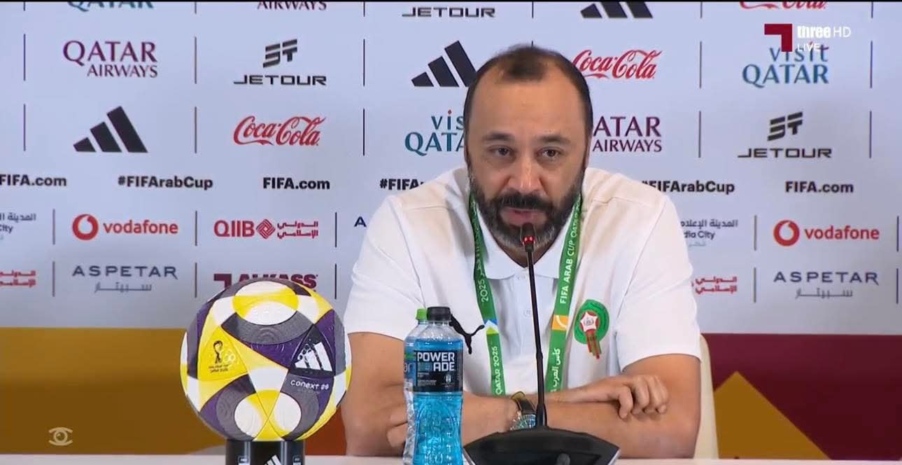 السكتيوي يؤكد غياب نجم المنتخب المغربي عن أول مبارتين للمغرب في كأس العرب 2 السكتيوي