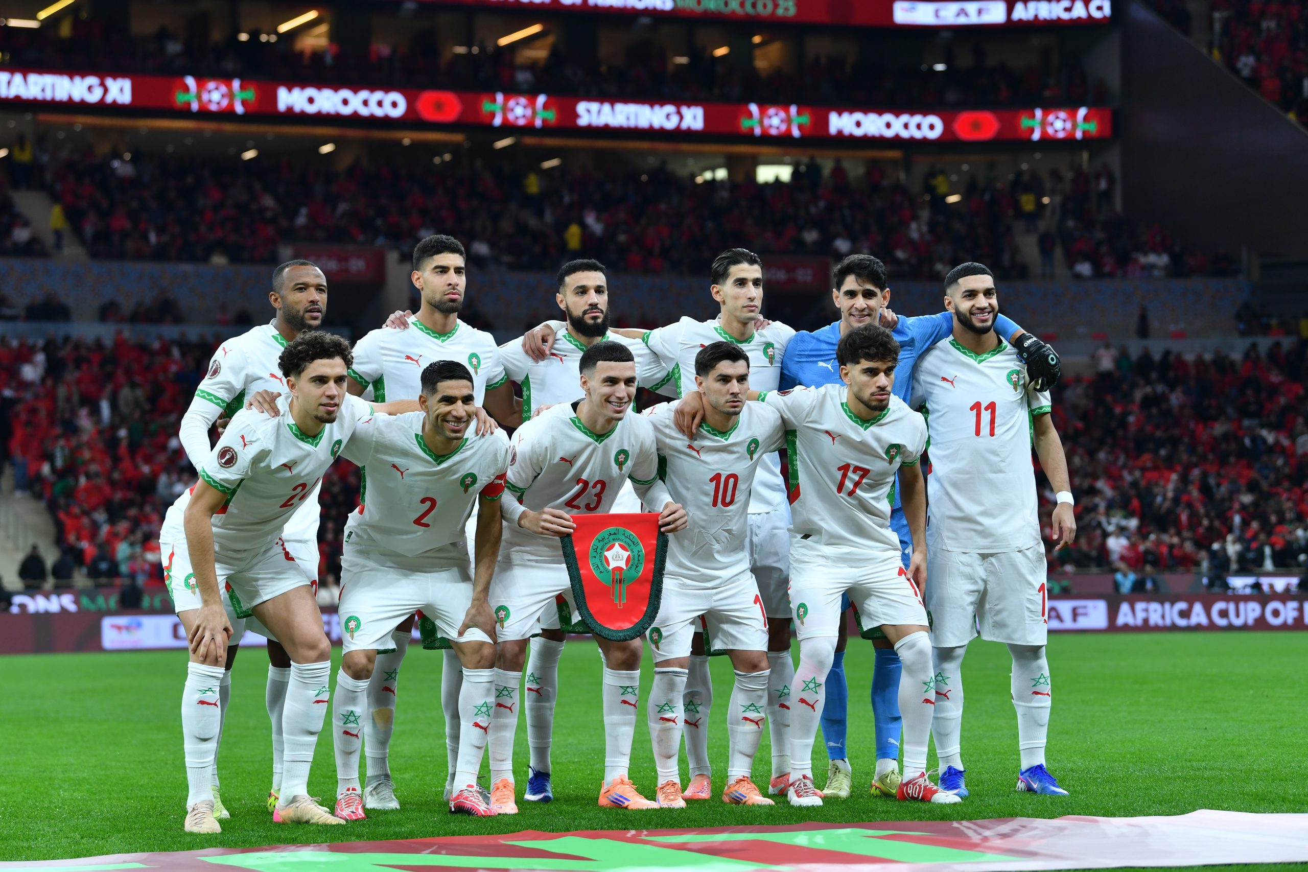 تنقيط أداء لاعبي المنتخب المغربي