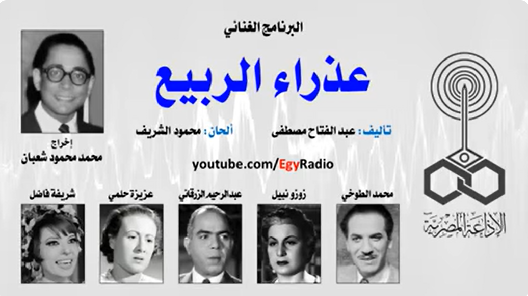 لقطة شاشة من البرنامج الغنائي 