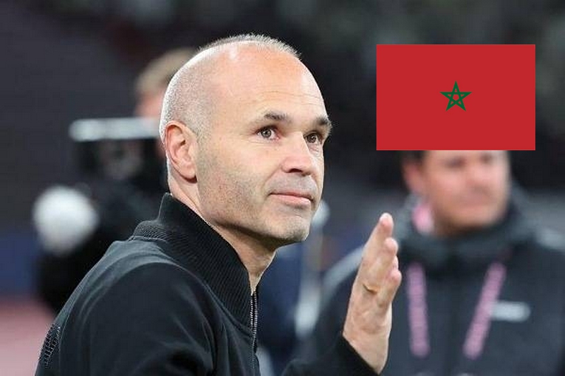 بعد أنباء التحاقه بطاقم الركراكي.. إنييستا يصل إلى الرباط ويشعل التكهنات 6 إنييستا