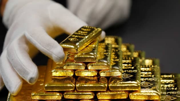 استقرار أسعار الذهب مع توقعات برفع أسعار الفائدة